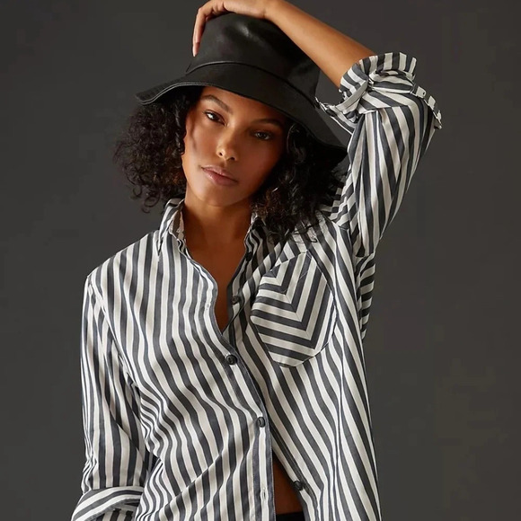 NWT Anthropologie Red Faux Leather Bucket Hat main image 5